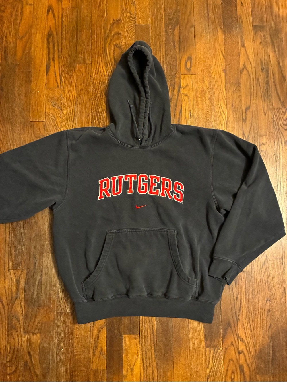 Vintage Nike Rutgers center swoosh hoodie size small